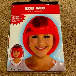 Halloween Red bob wig